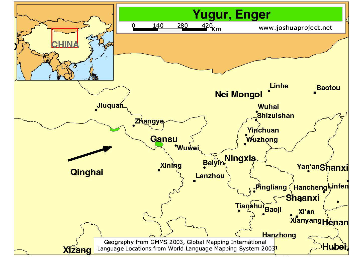Enger map MONG