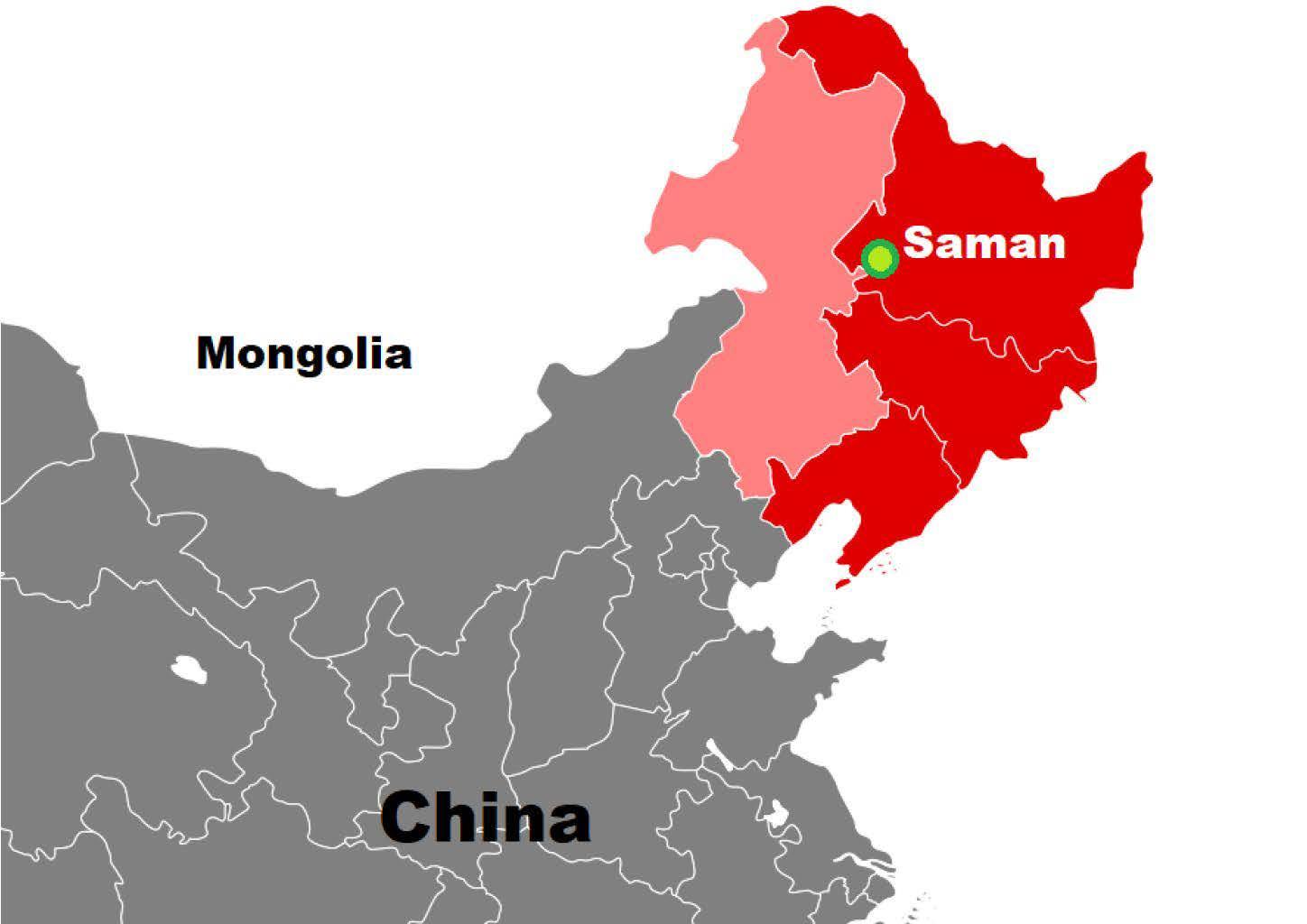 Saman map MONG