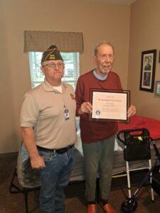 Gene gets military honors