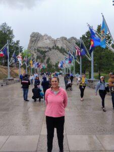 Louise at Mt Rushmore
