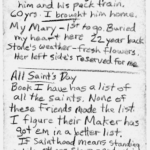 Sam Hogan's Funeral Notes pg. 4